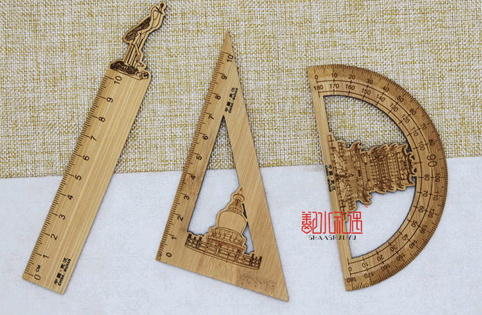 黄鹤楼旅游纪念品之竹艺文具套装定制